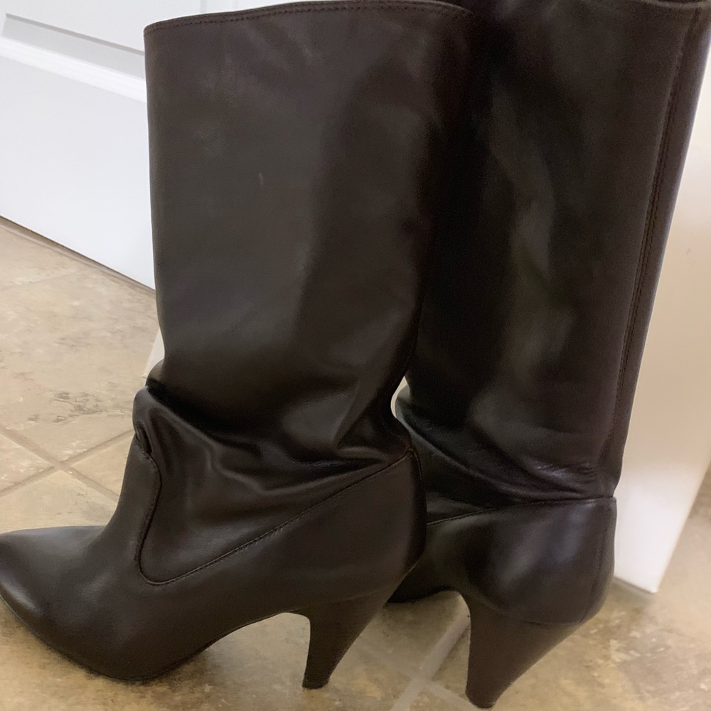 BCBG Leather Saddle boots